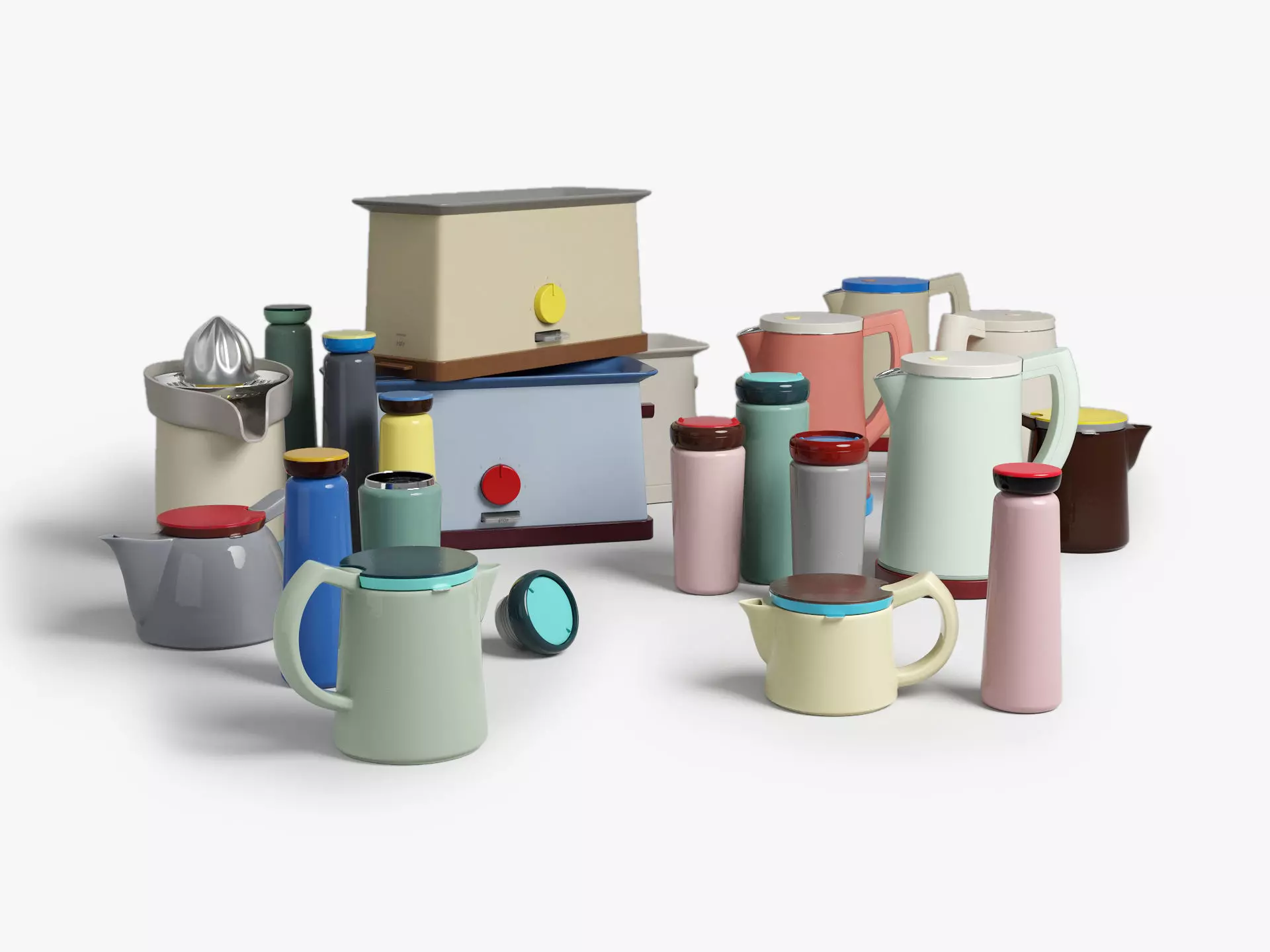 Sowden Collection for HAY 3D model_0