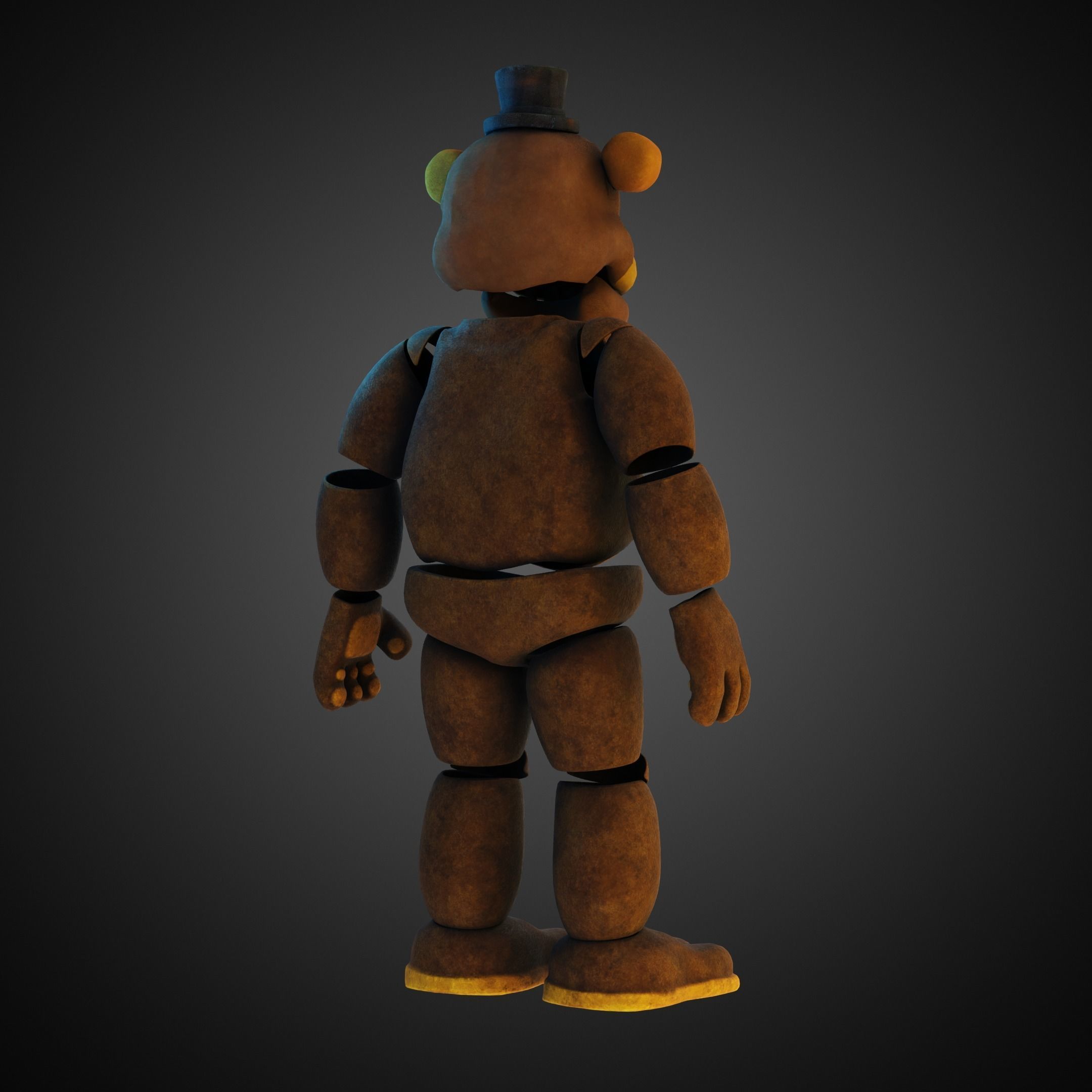 Five Nights at Freddys Freddy Full Costume for Cosplay 3D model 3D ...