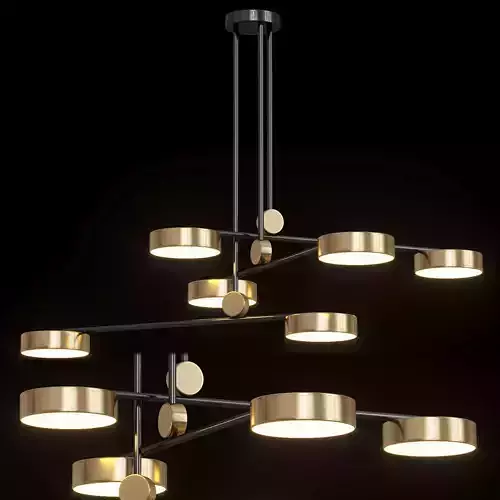  Scandinavian Modern Chandelier 