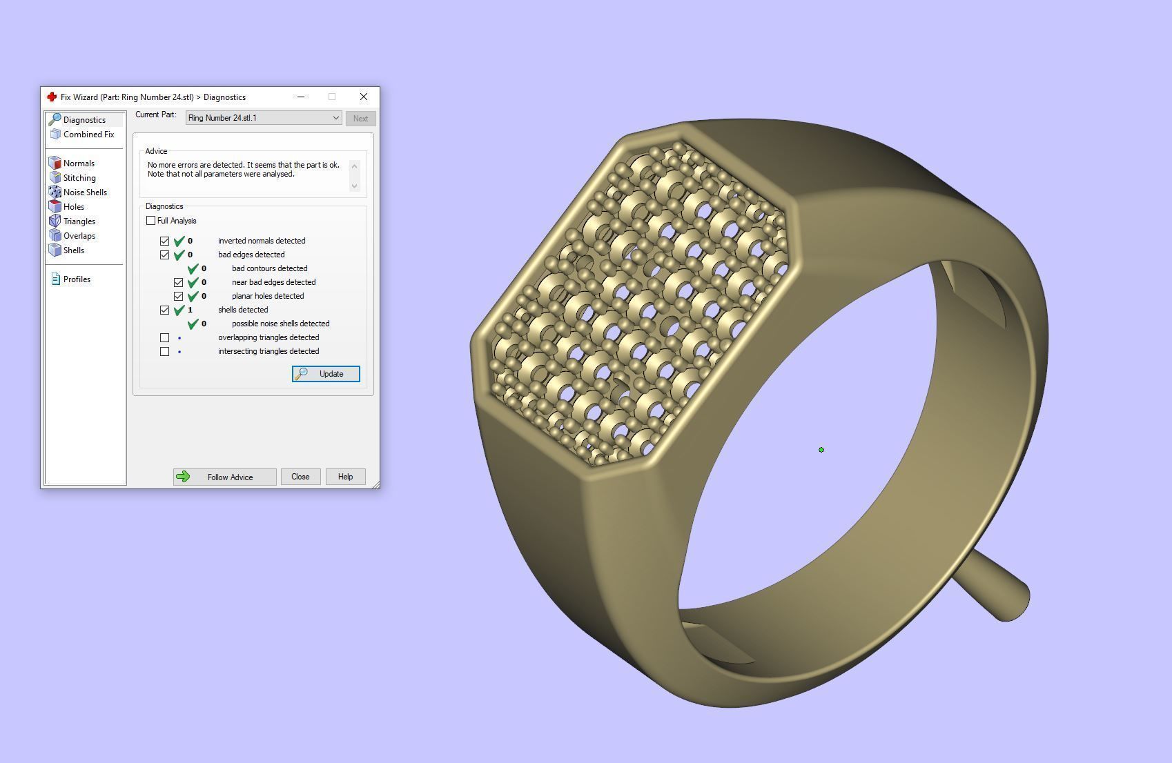 Ring Number 24 3D print model_41