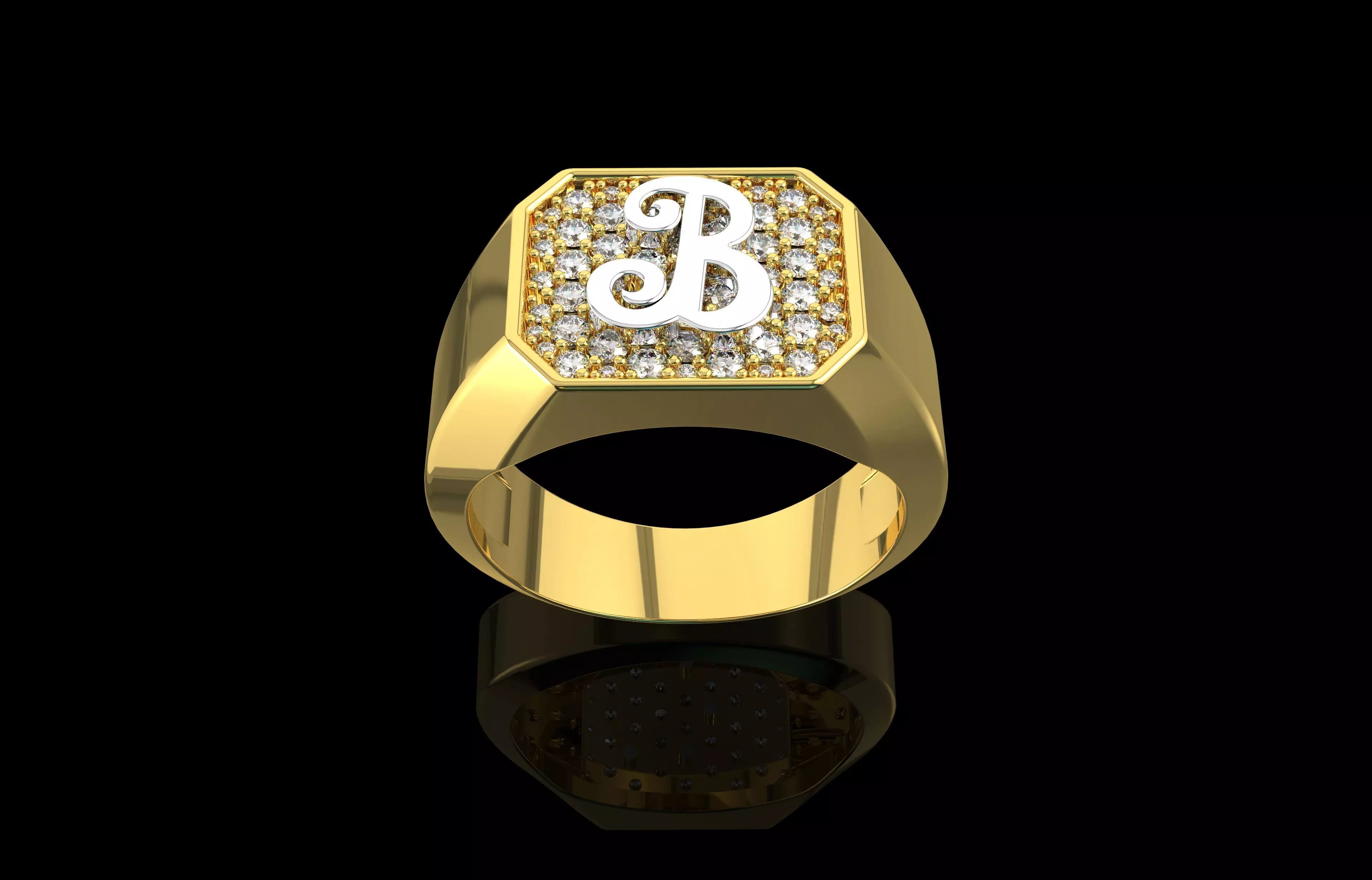 Ring Number 24 3D print model_0