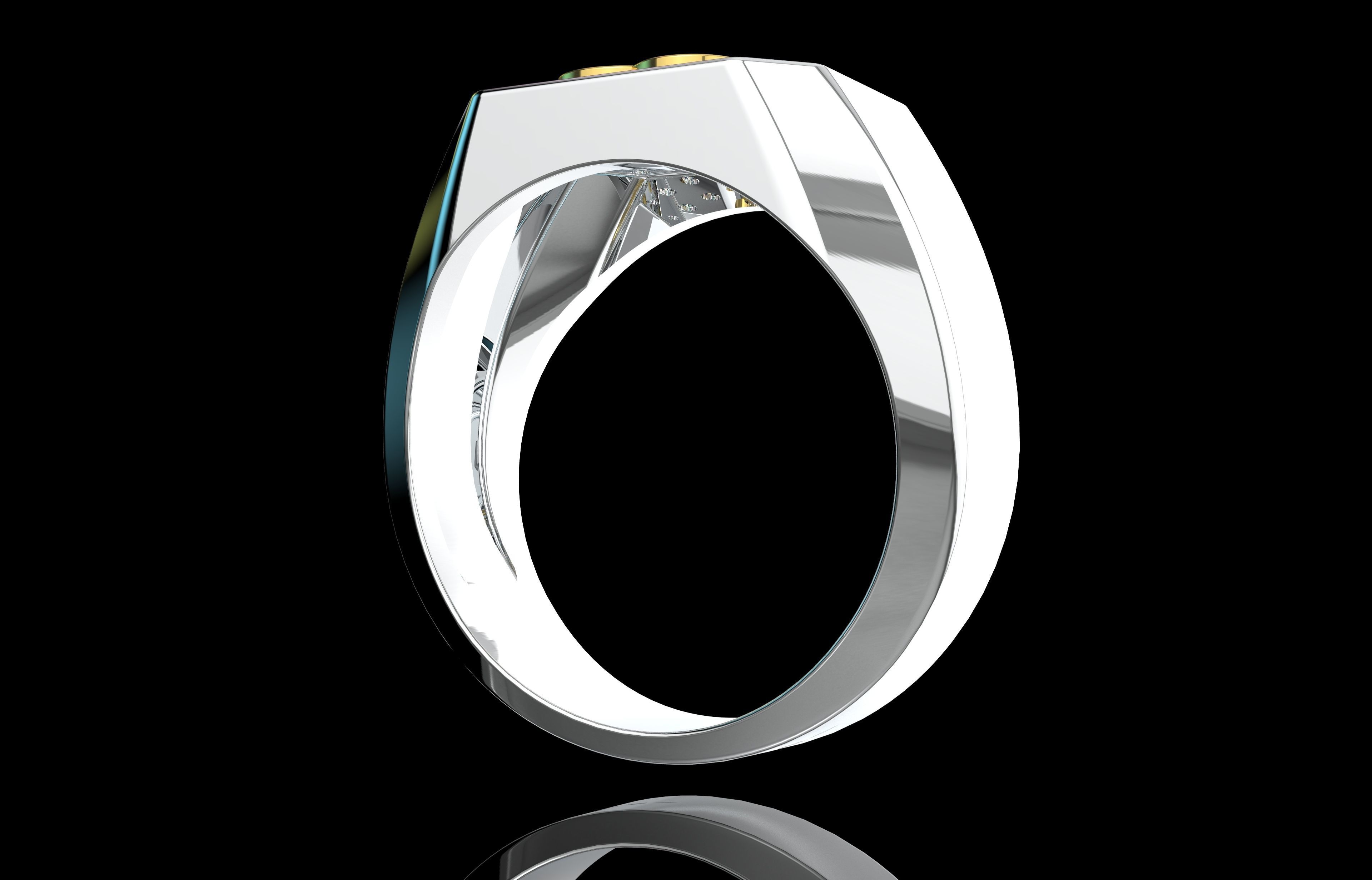 Ring Number 24 3D print model_25