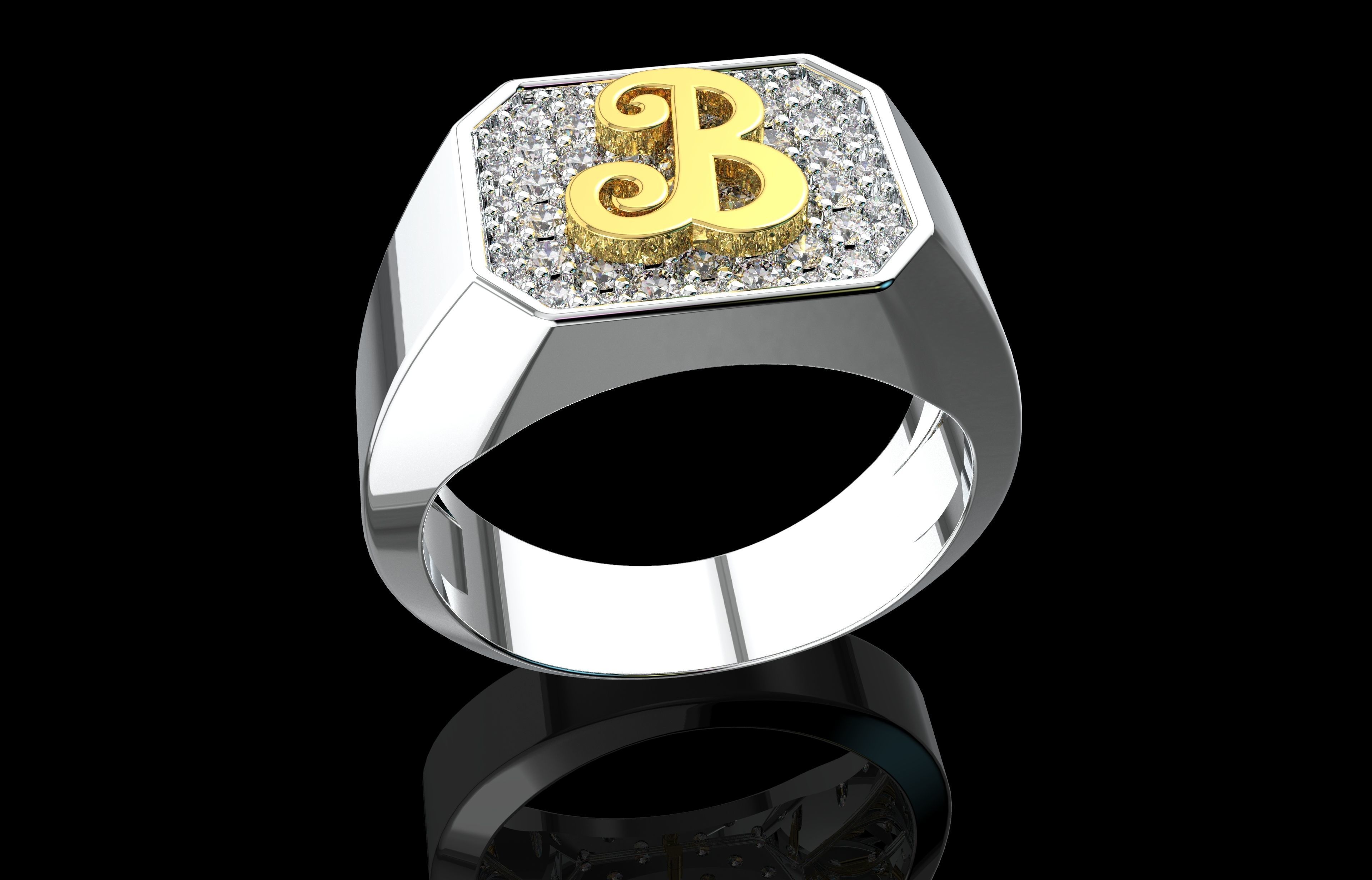 Ring Number 24 3D print model_17