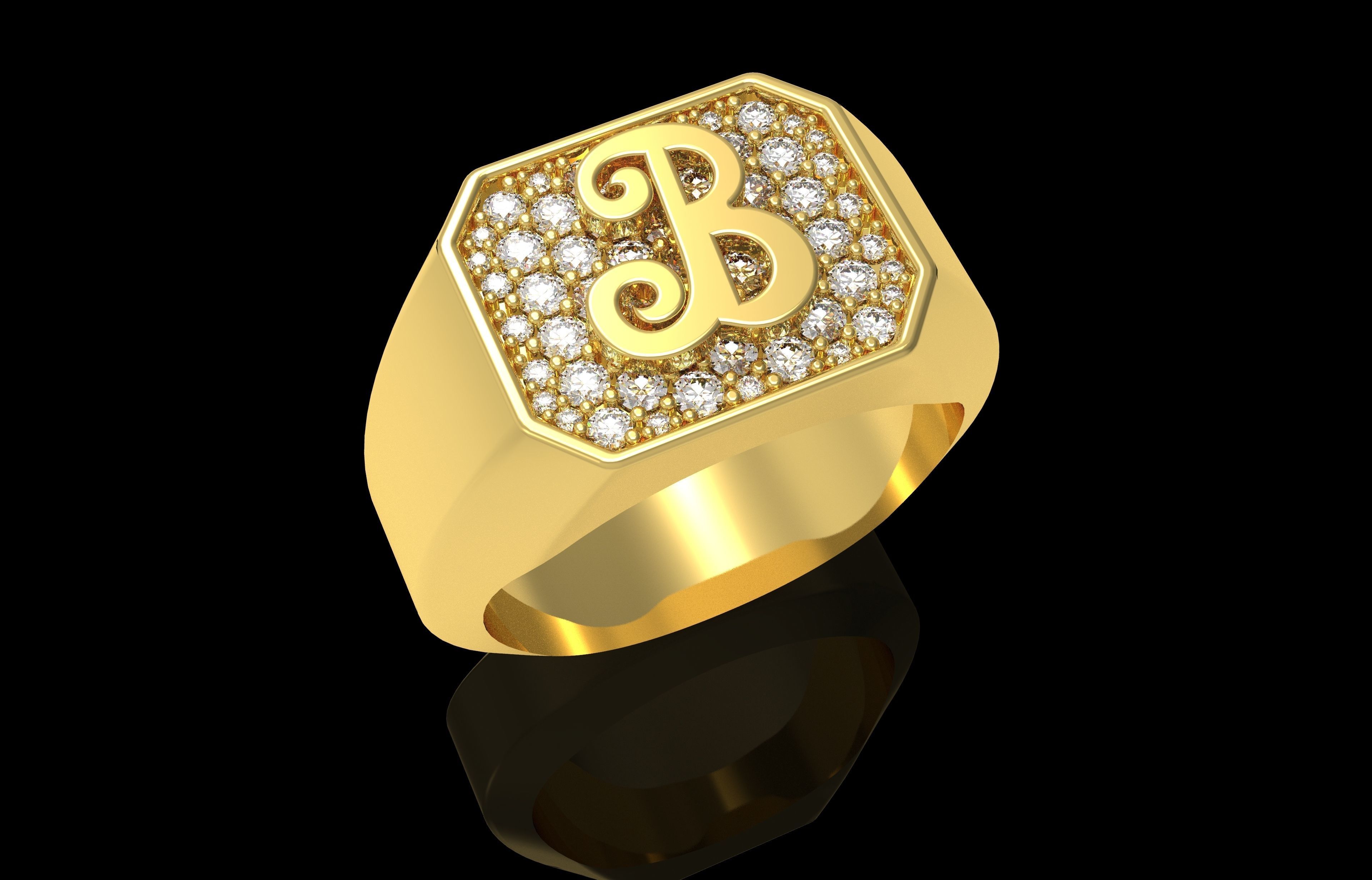 Ring Number 24 3D print model_30