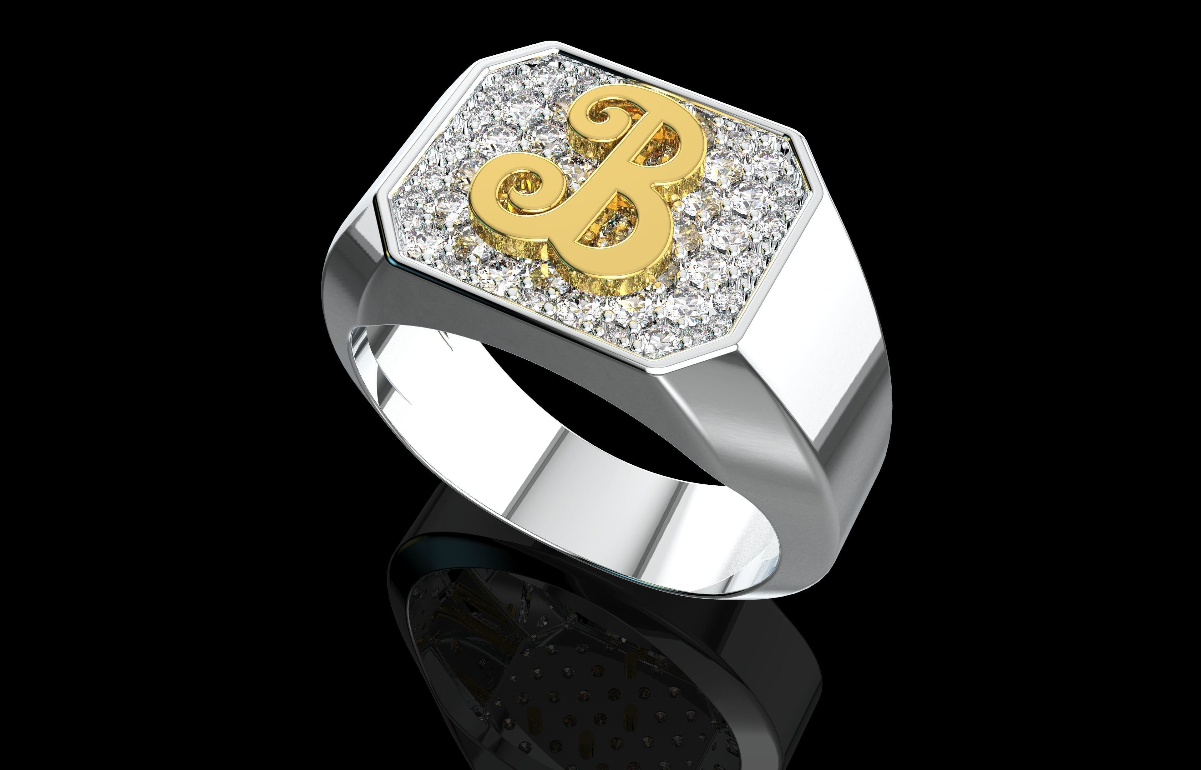 Ring Number 24 3D print model_14