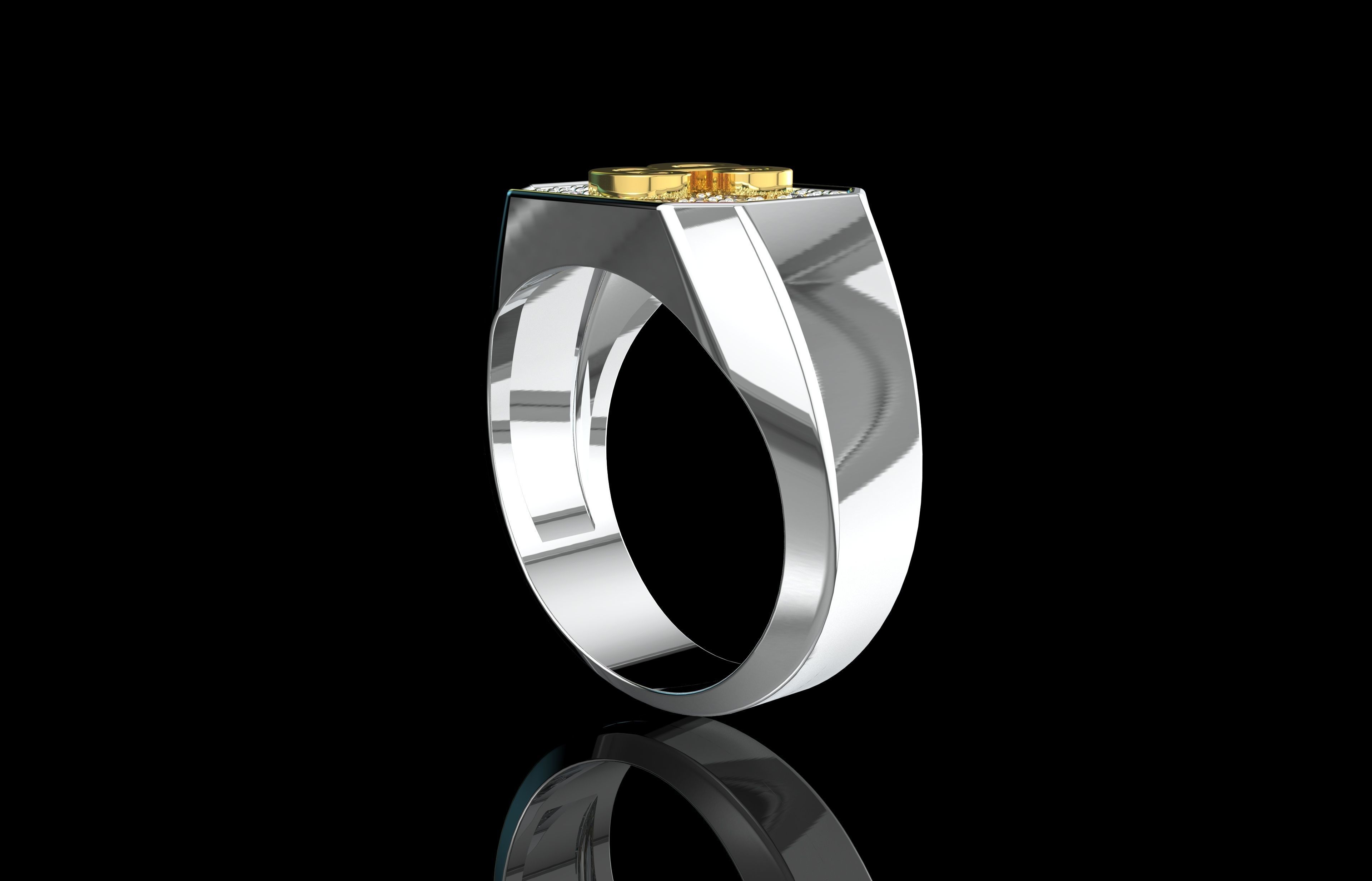 Ring Number 24 3D print model_23