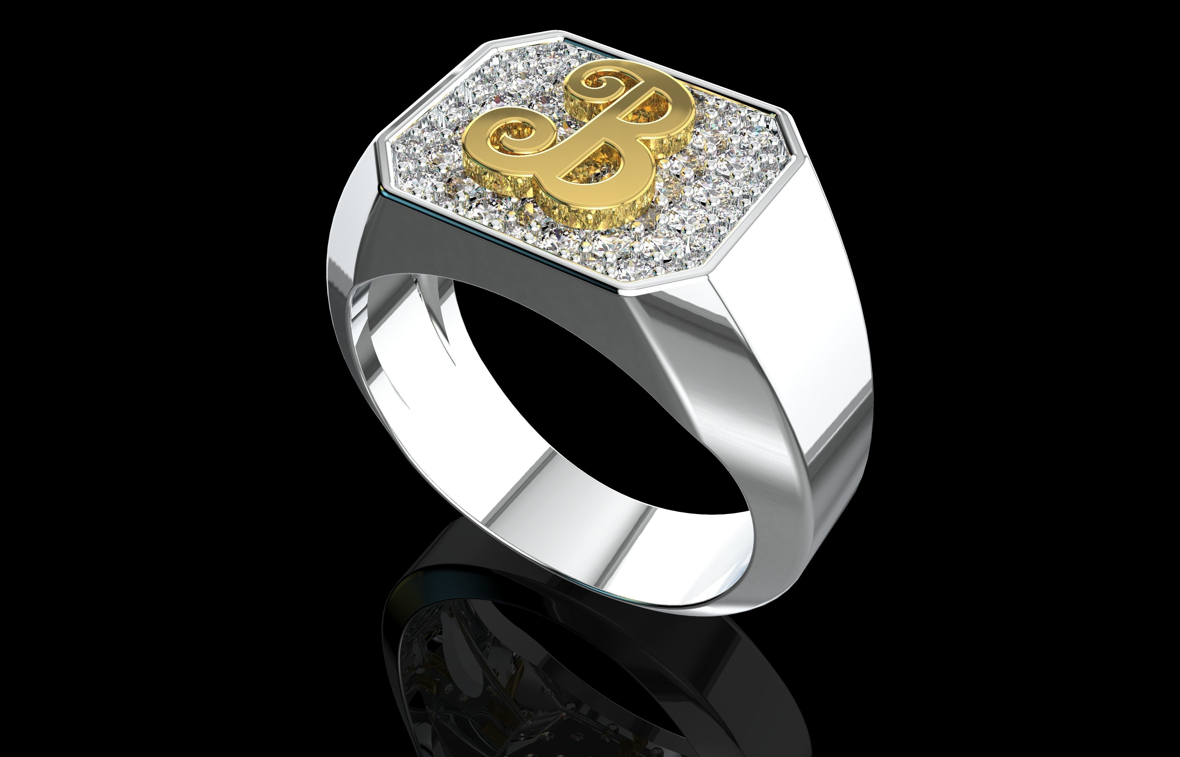 Ring Number 24 3D print model_20