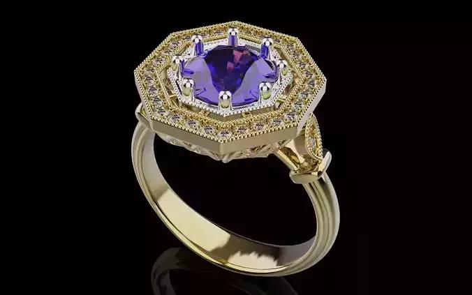 Women Rings 015 3D print model