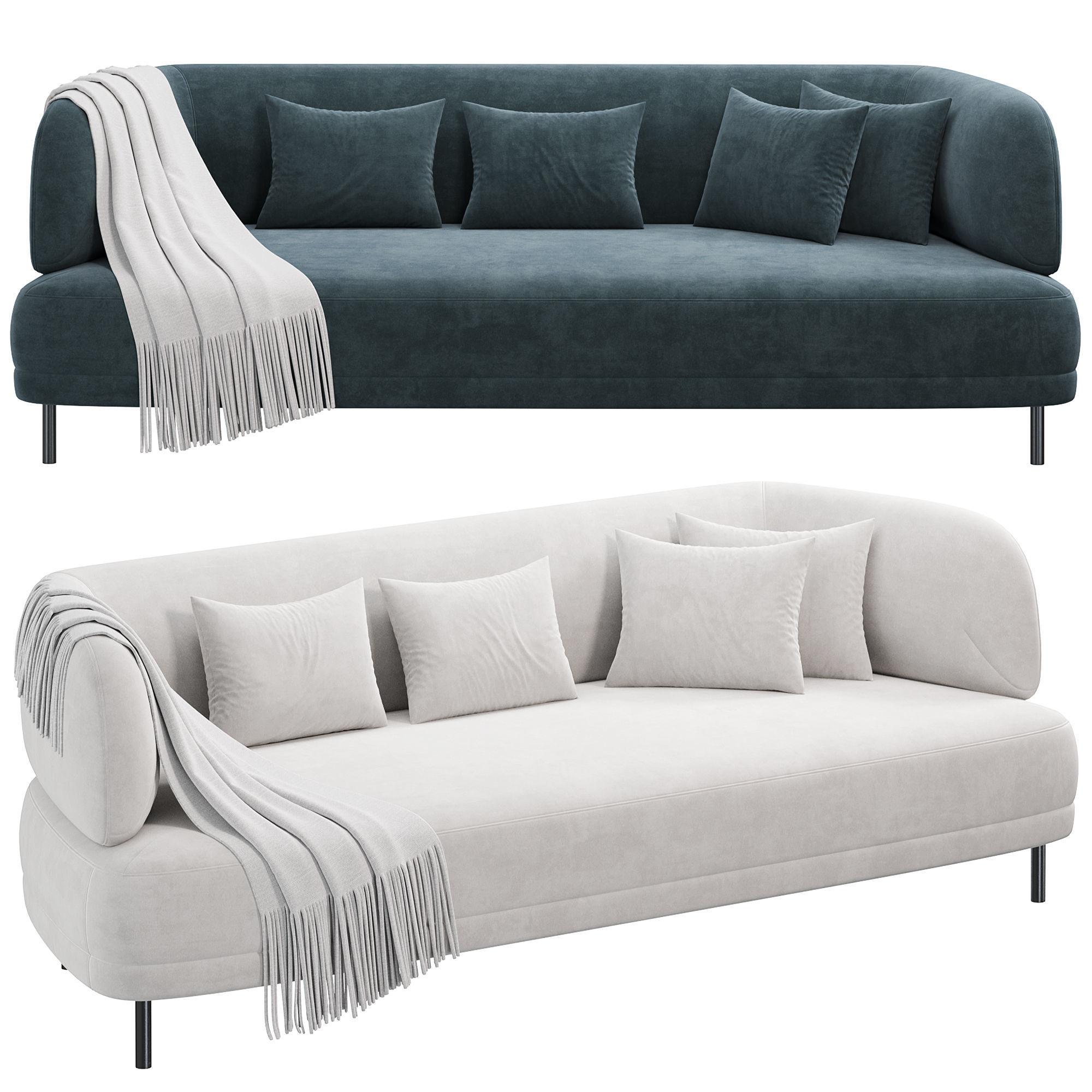 Grace Sofa 3D model_1
