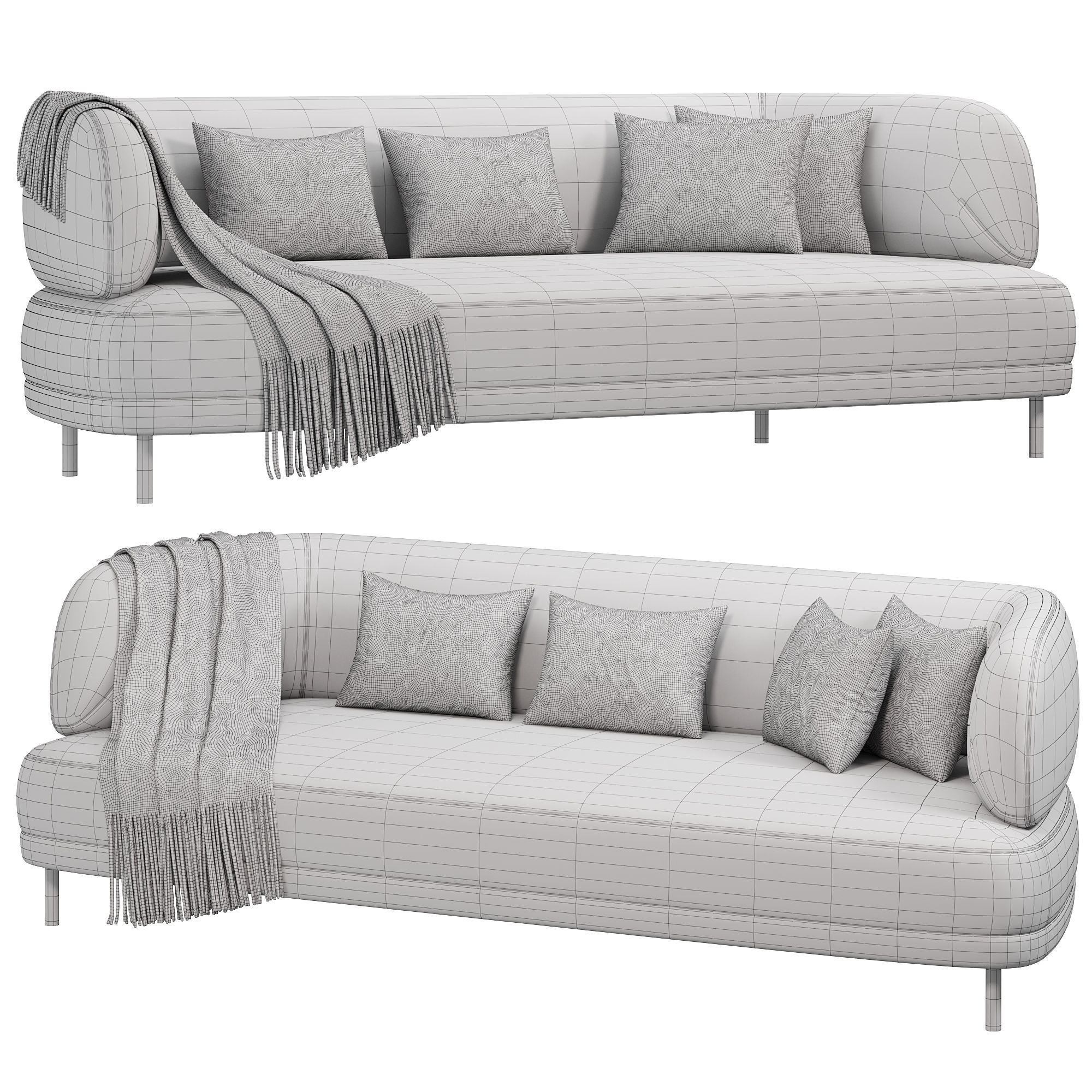 Grace Sofa 3D model_2