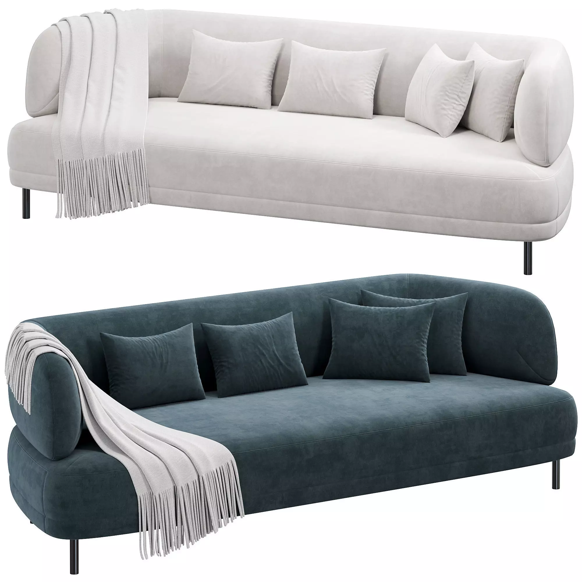 Grace Sofa 3D model_0