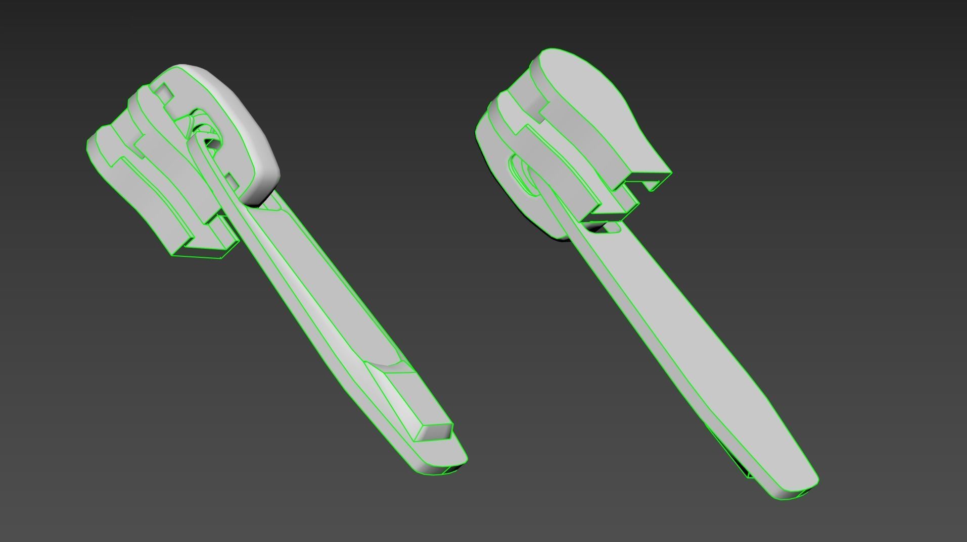 Zipper Slider 02 3D model_13