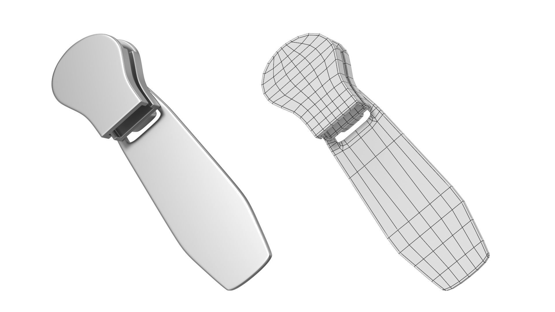 Zipper Slider 02 3D model_5