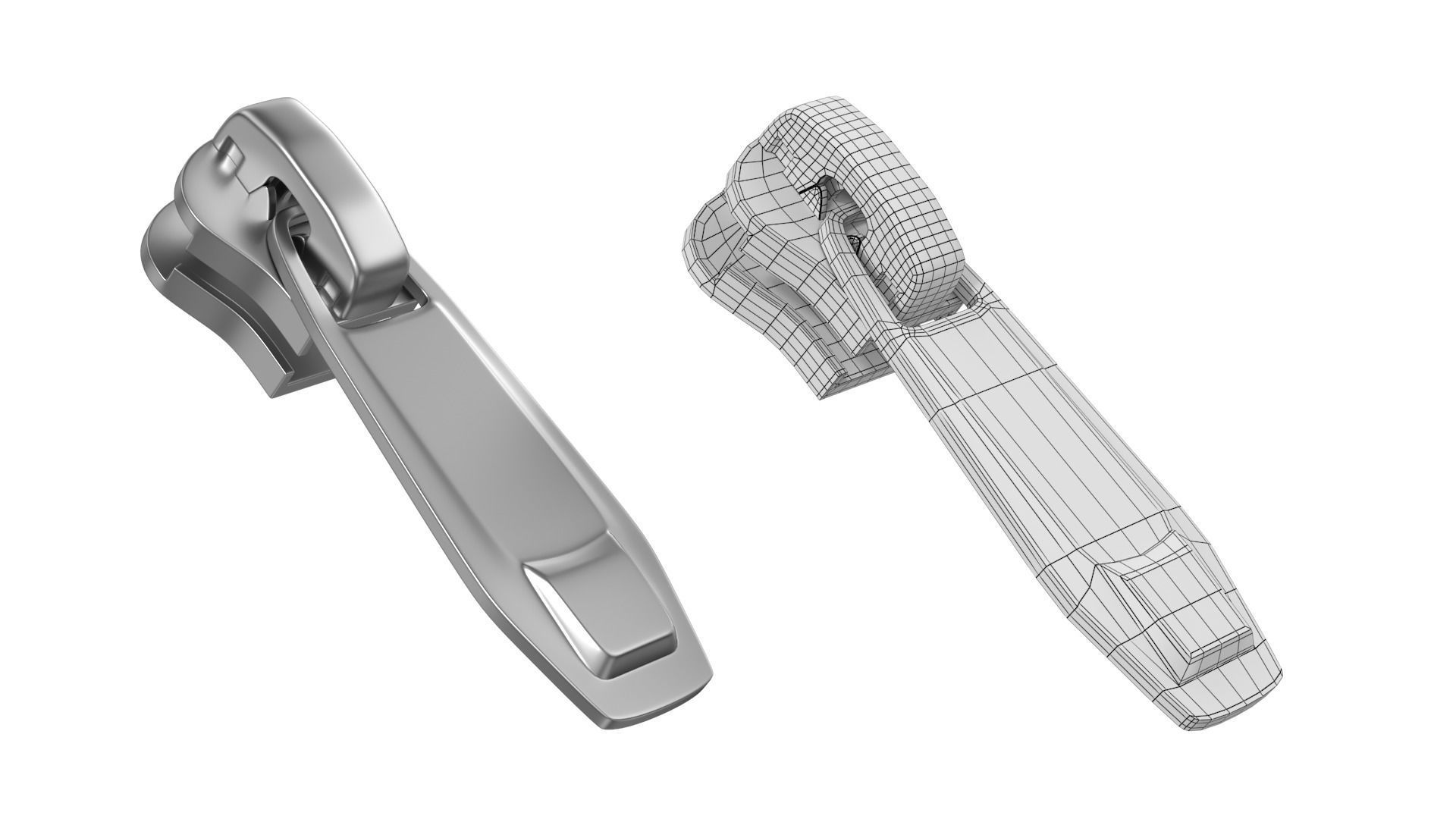 Zipper Slider 02 3D model_2