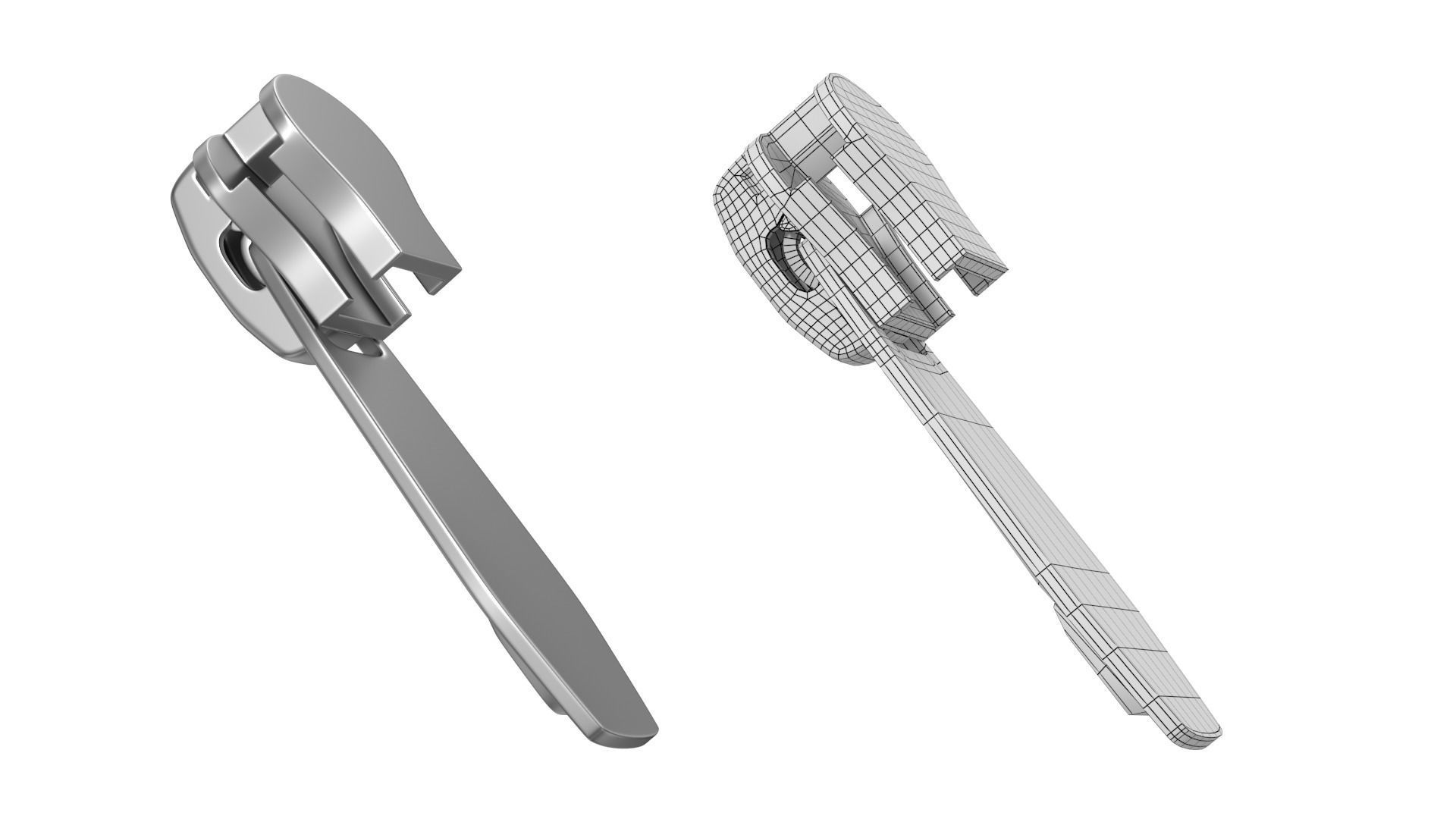 Zipper Slider 02 3D model_7