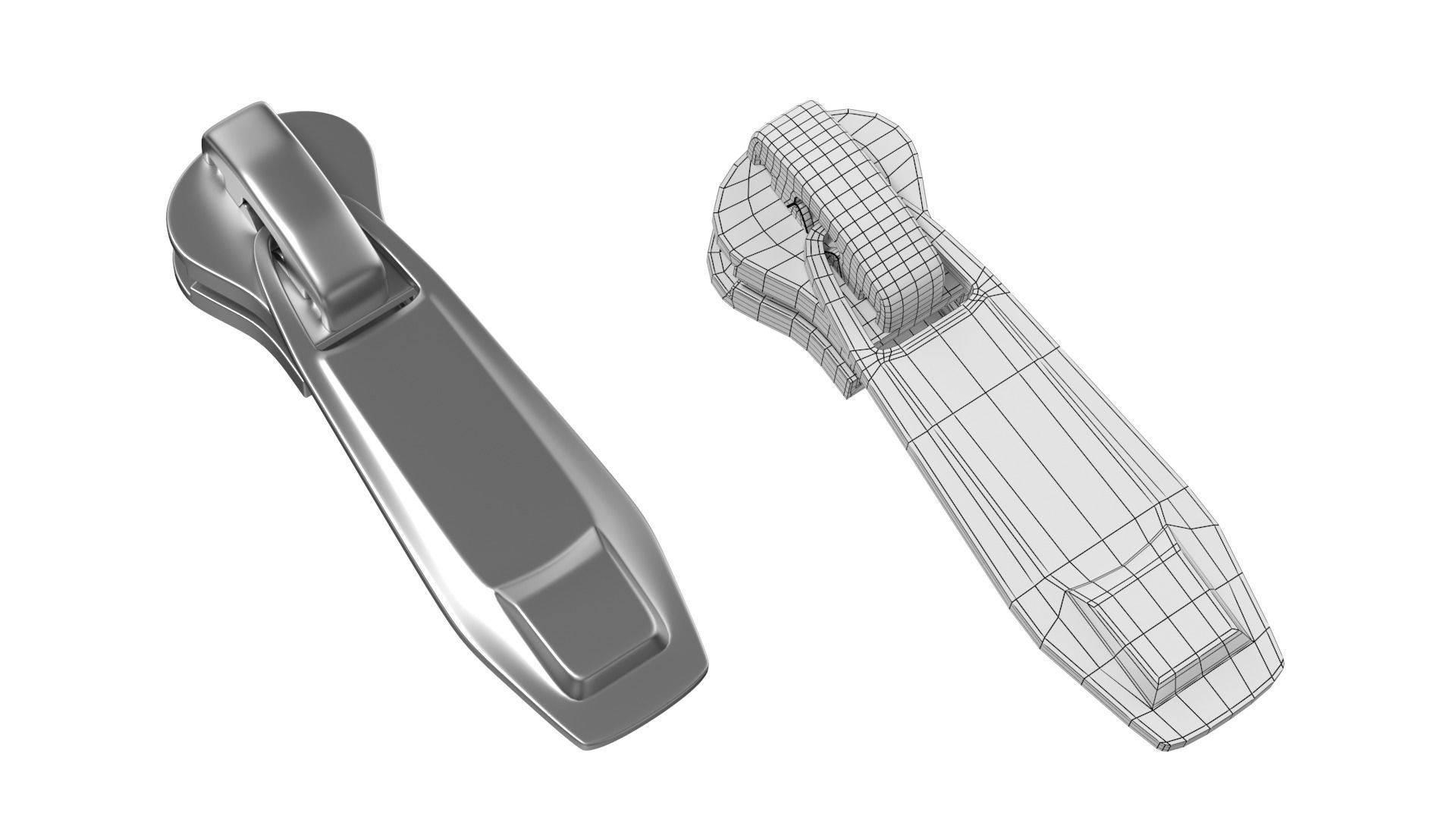 Zipper Slider 02 3D model_11