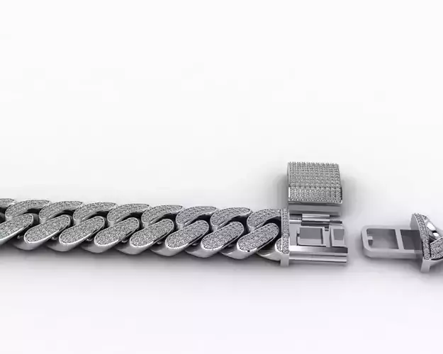 cuban link 28mm cuaban 18mm 15mm 12mm 3D print model