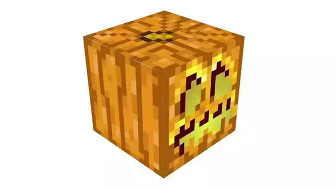 Minecraft Jack O Lantern 3D model