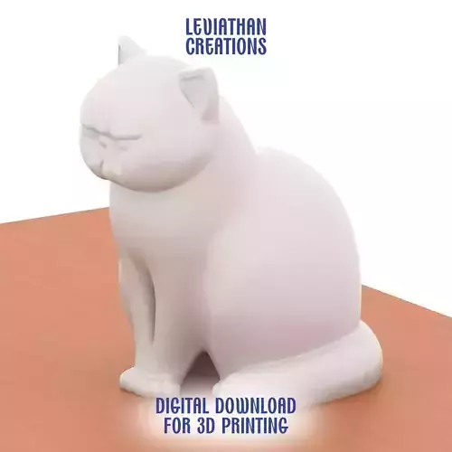 Cute Exotic Longhair Cat Model for 3D Printing 3D print model Cute Exotic Longhair Cat Model for 3D Printing 3D print model