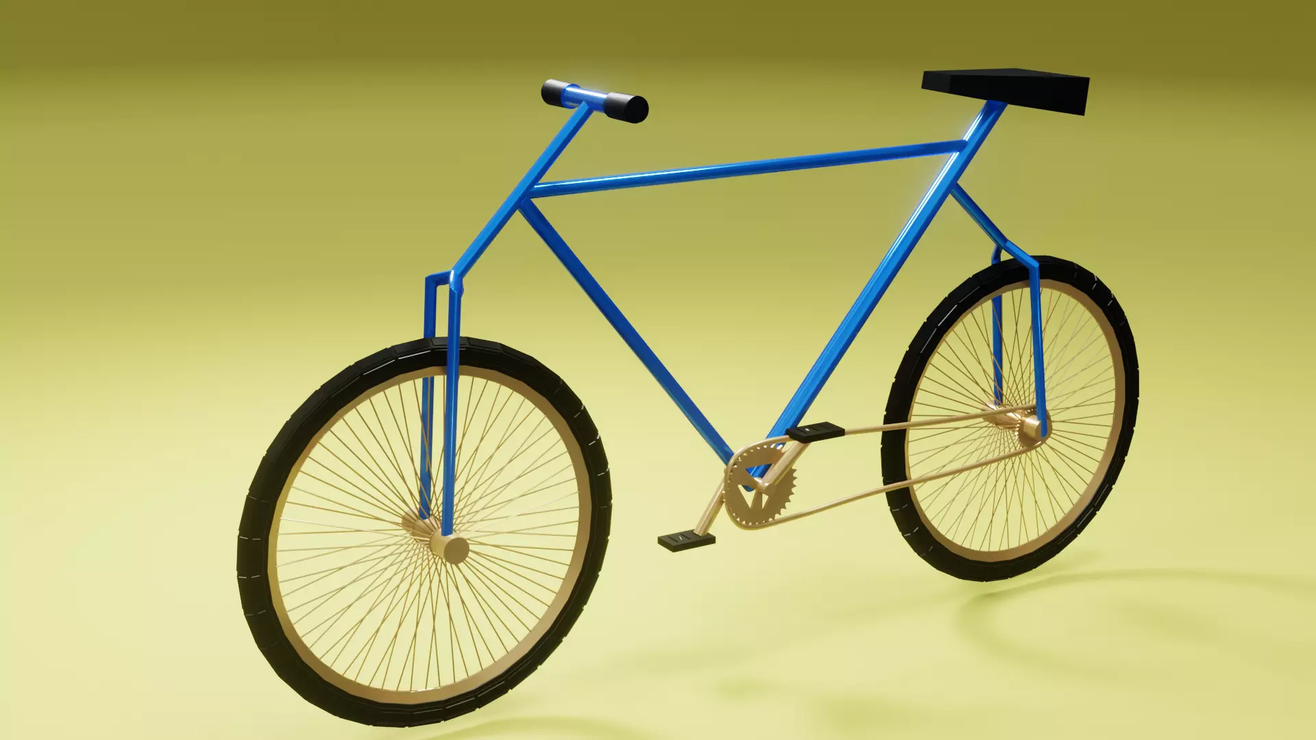 Free Low-Poly Urban commuter Bicycle Model Free 3D model