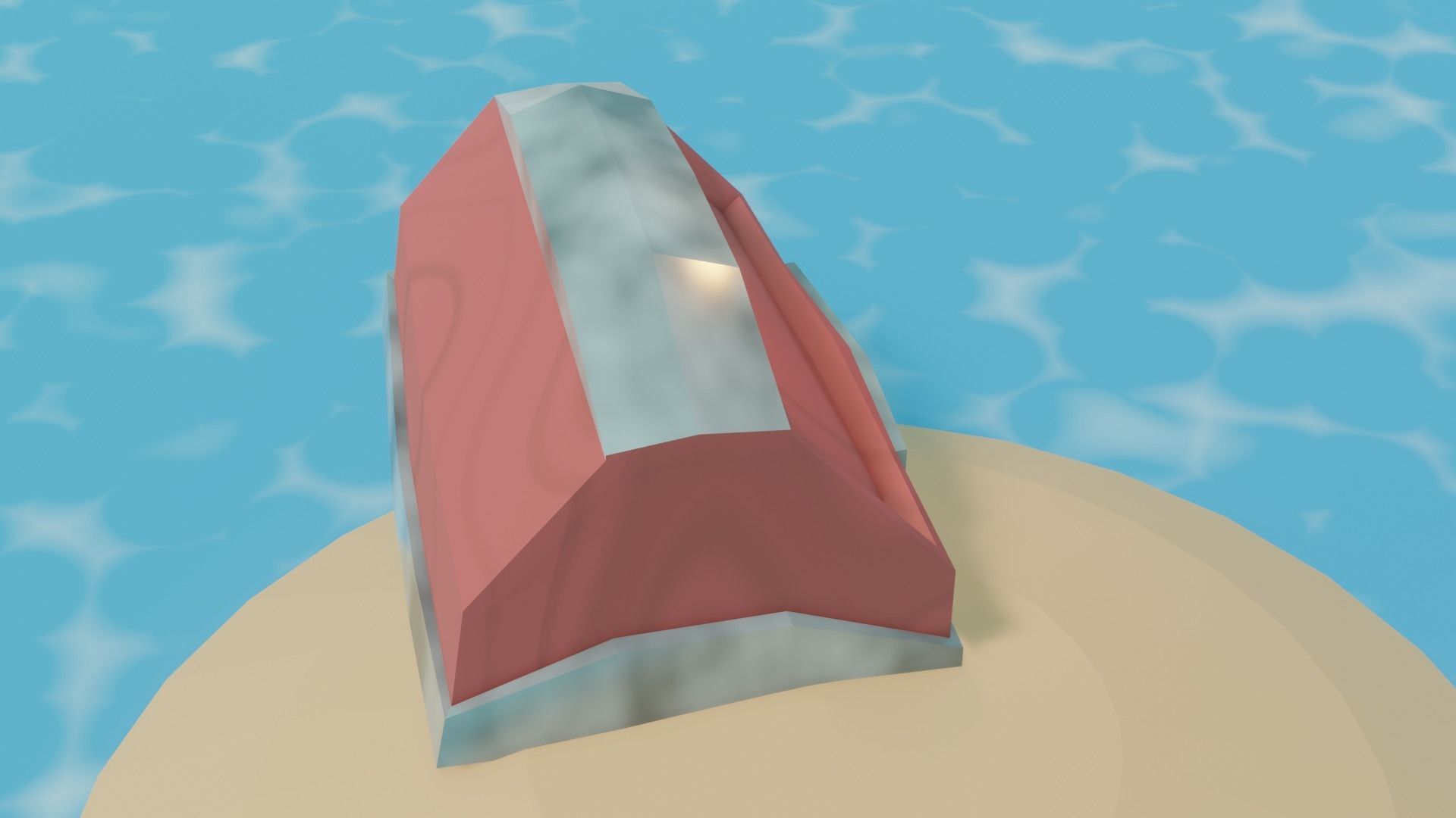 FREE TREASURECHEST 3D MODEL ON A LONELY ISLAND Free 3D model_4