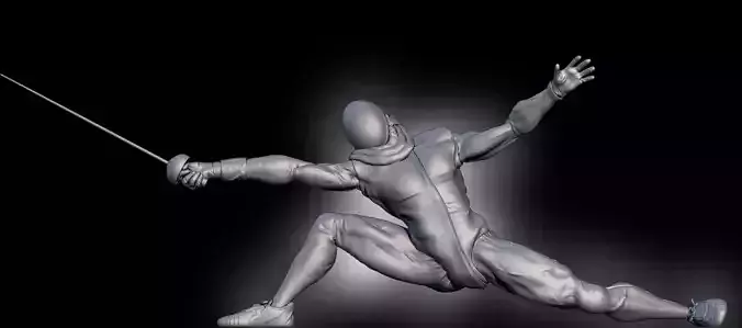 Swordsman 3D print model