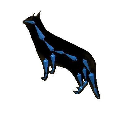 Low Poly Dog Low-poly 3D model_17