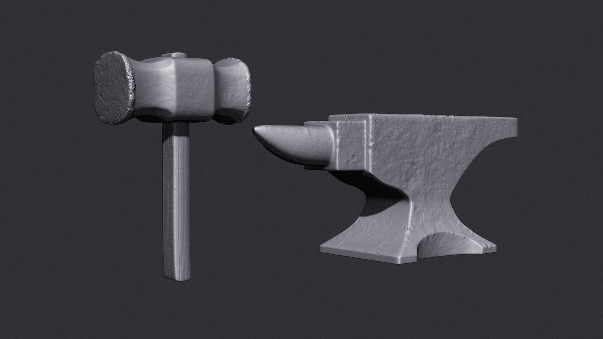 Anvil and Hammer 3D print model_10