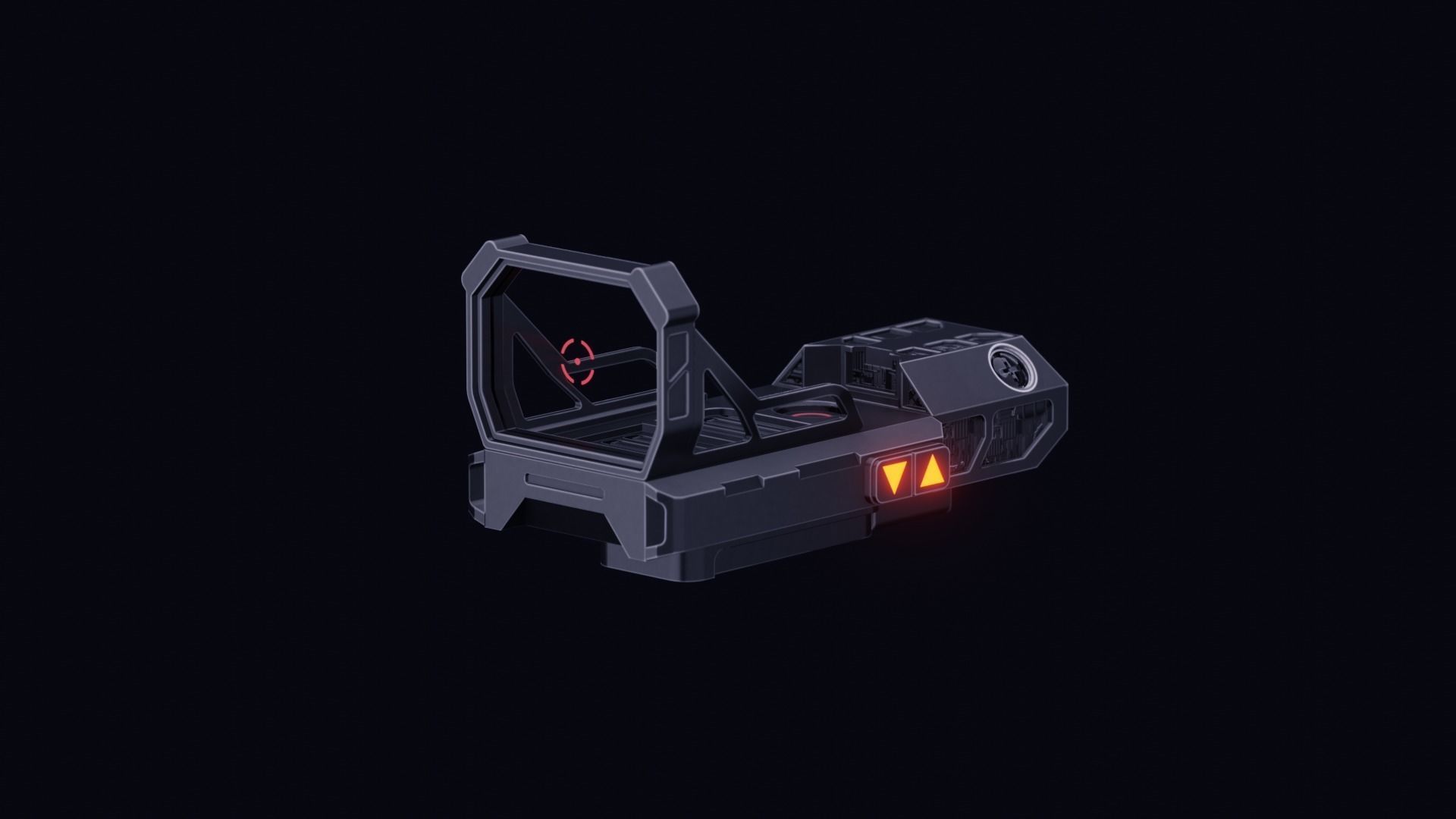 Scifi Weapons Collections Low-poly 3D model_8