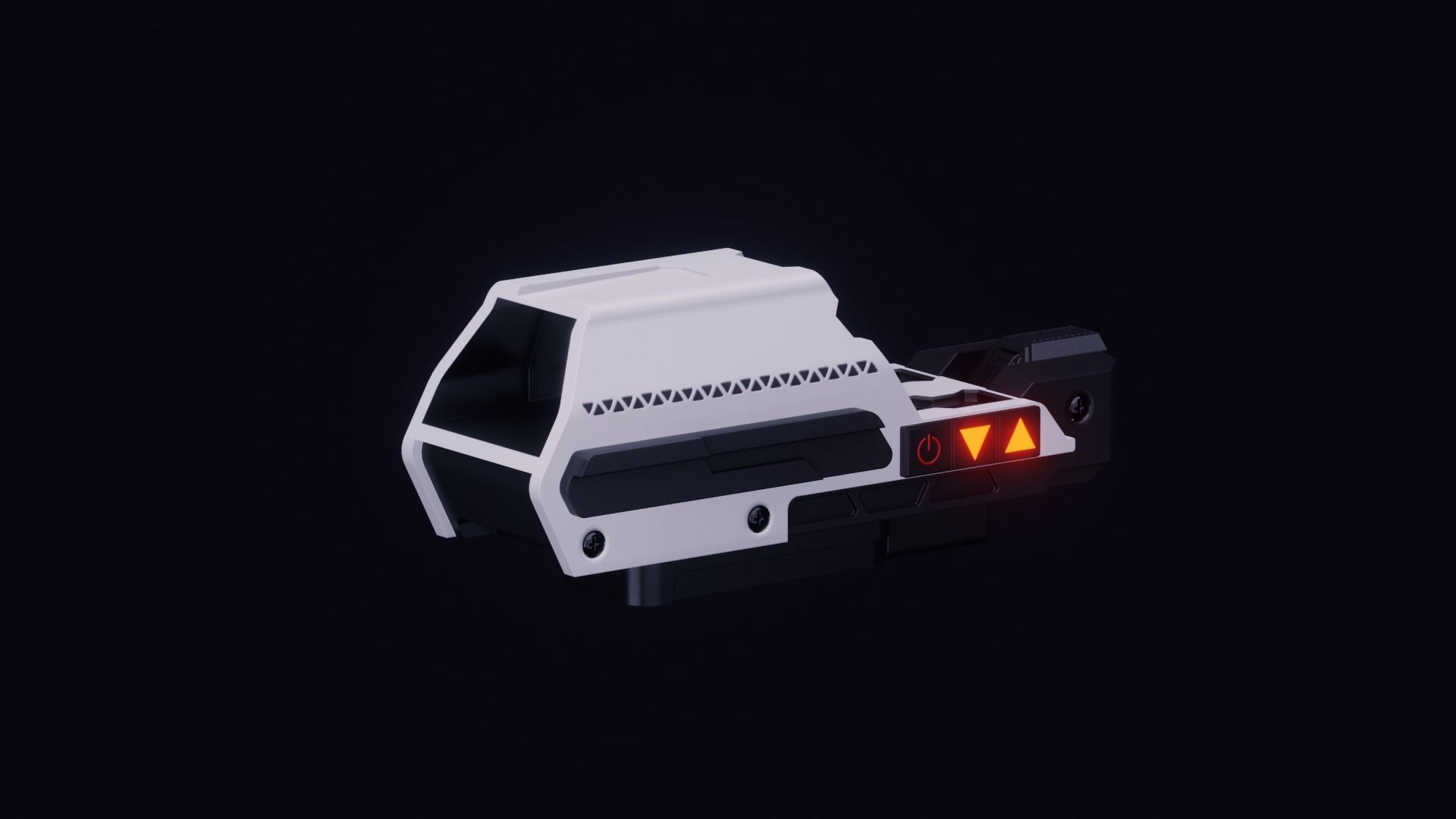 Scifi Weapons Collections Low-poly 3D model_6