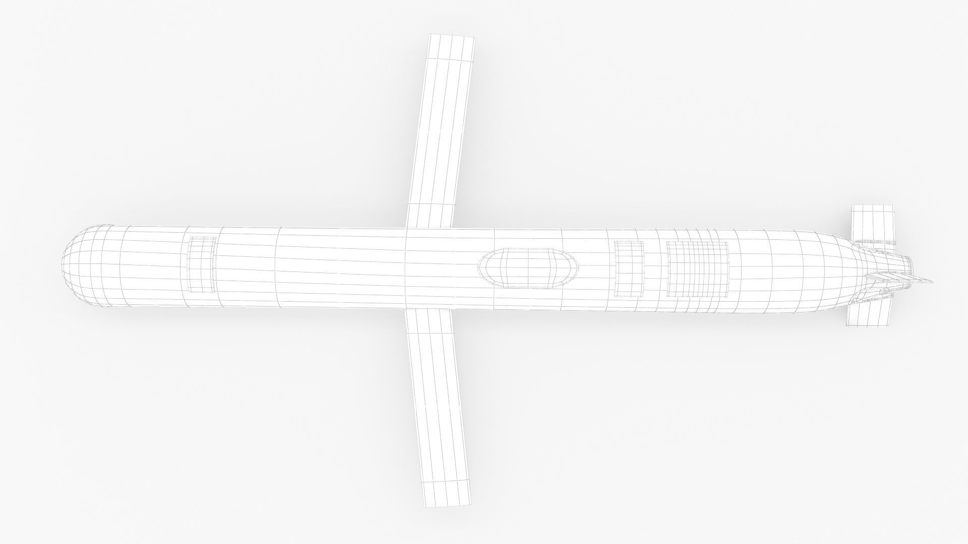 Ballistic Cruise defense missile collection Max Blender PBR Pack _55