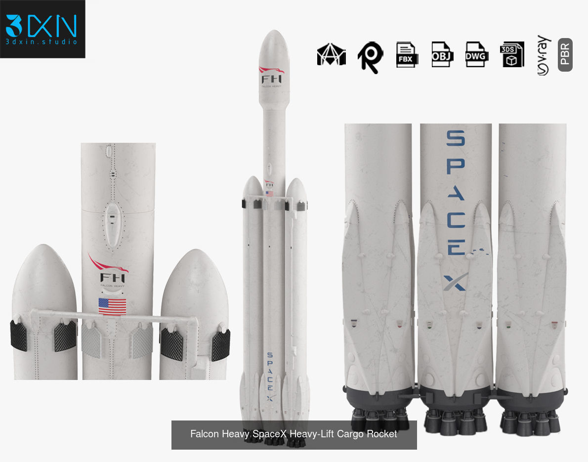 Ballistic Cruise defense missile collection Max Blender PBR Pack _1