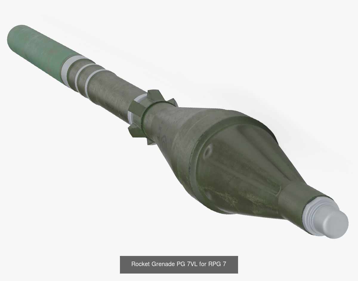 Ballistic Cruise defense missile collection Max Blender PBR Pack _9