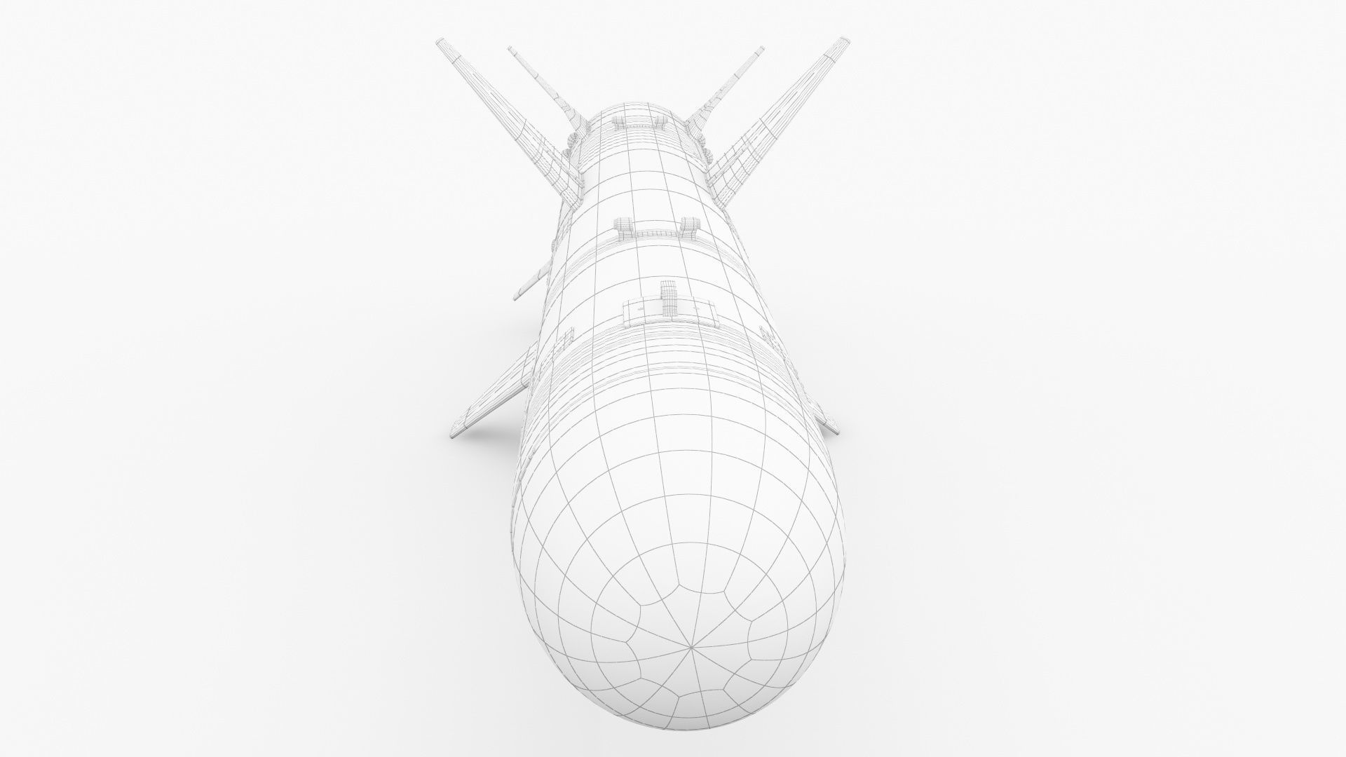 Ballistic Cruise defense missile collection Max Blender PBR Pack _62