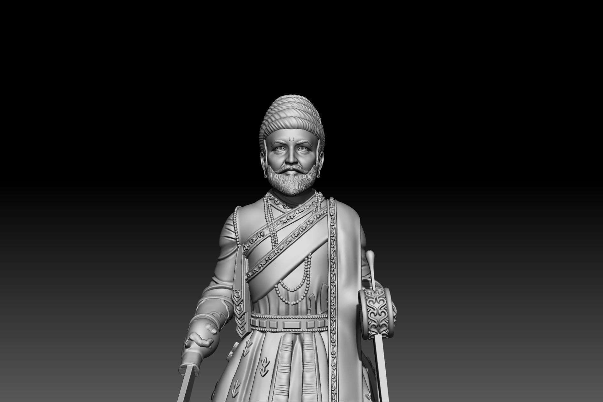 CHHATRAPATI SHIVAJI MAHARAJ 3D MODEL 3D print model_1