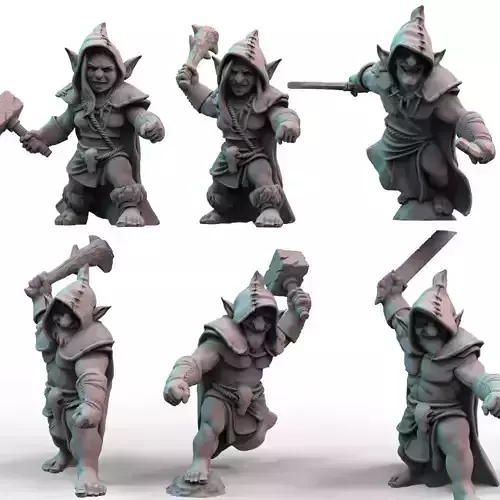 Goblin Warriors  3D print model