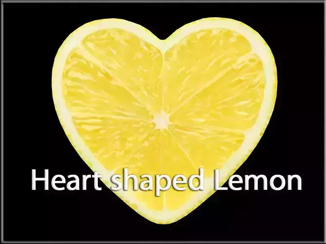 Heart shaped Lemon