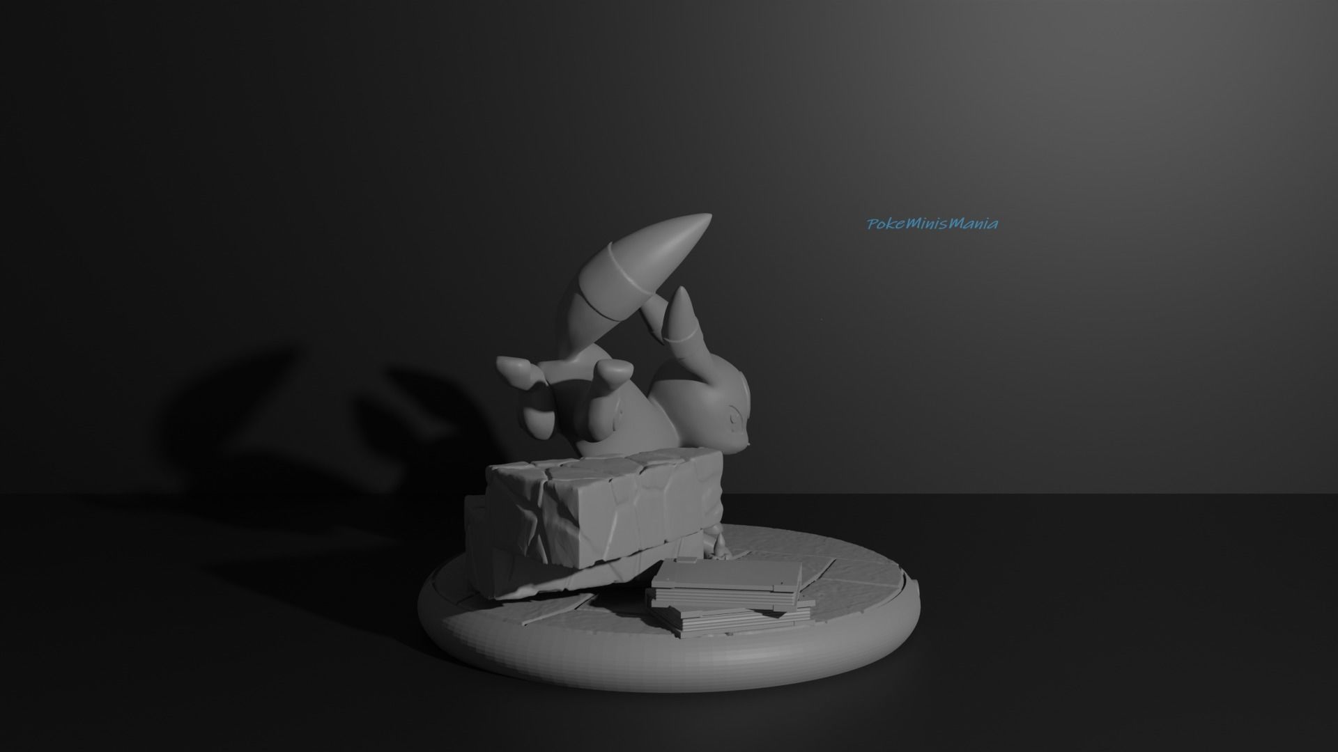Umbreon pokemon 3D print model 3D print model_6