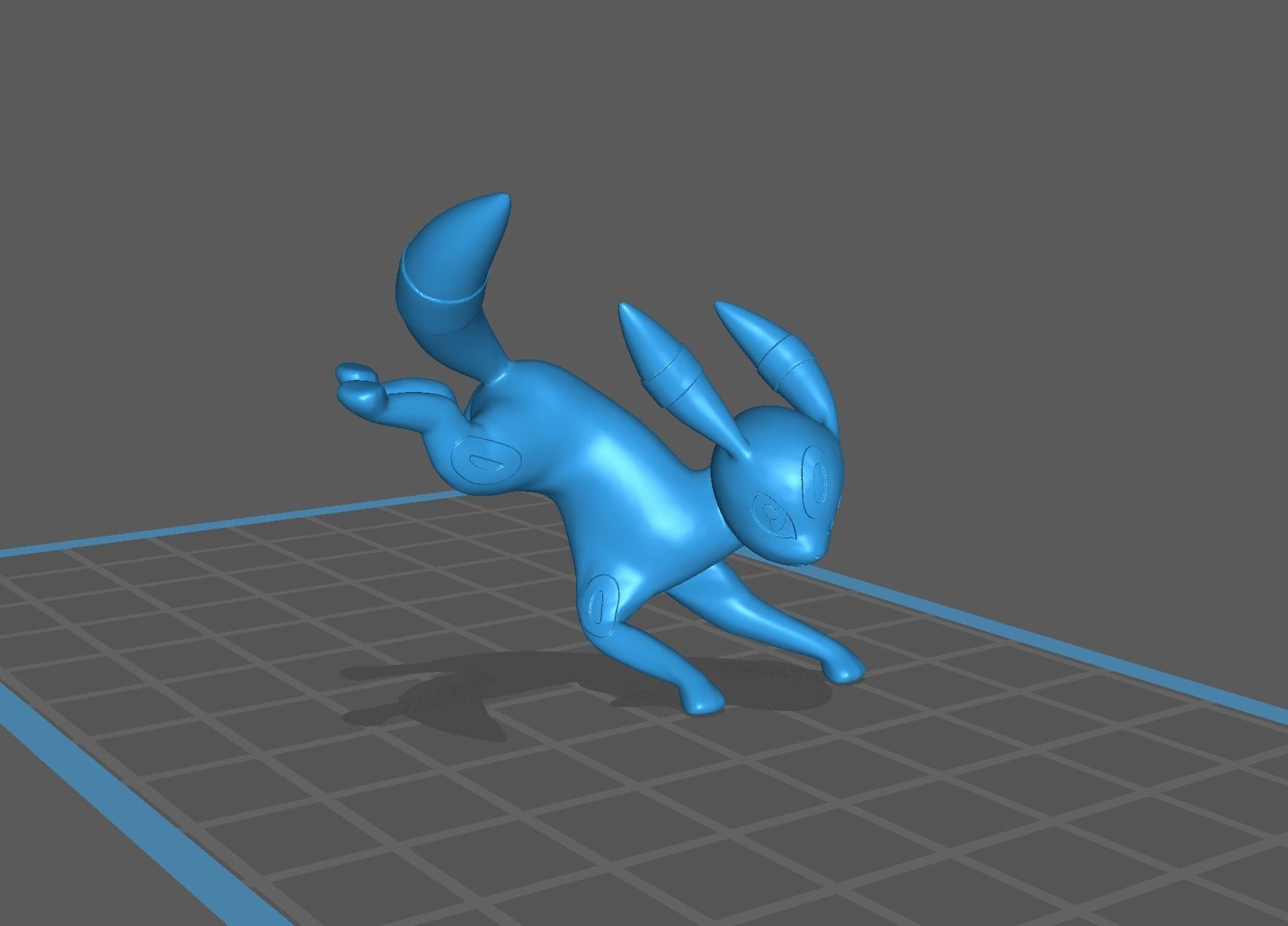 Umbreon pokemon 3D print model 3D print model_11