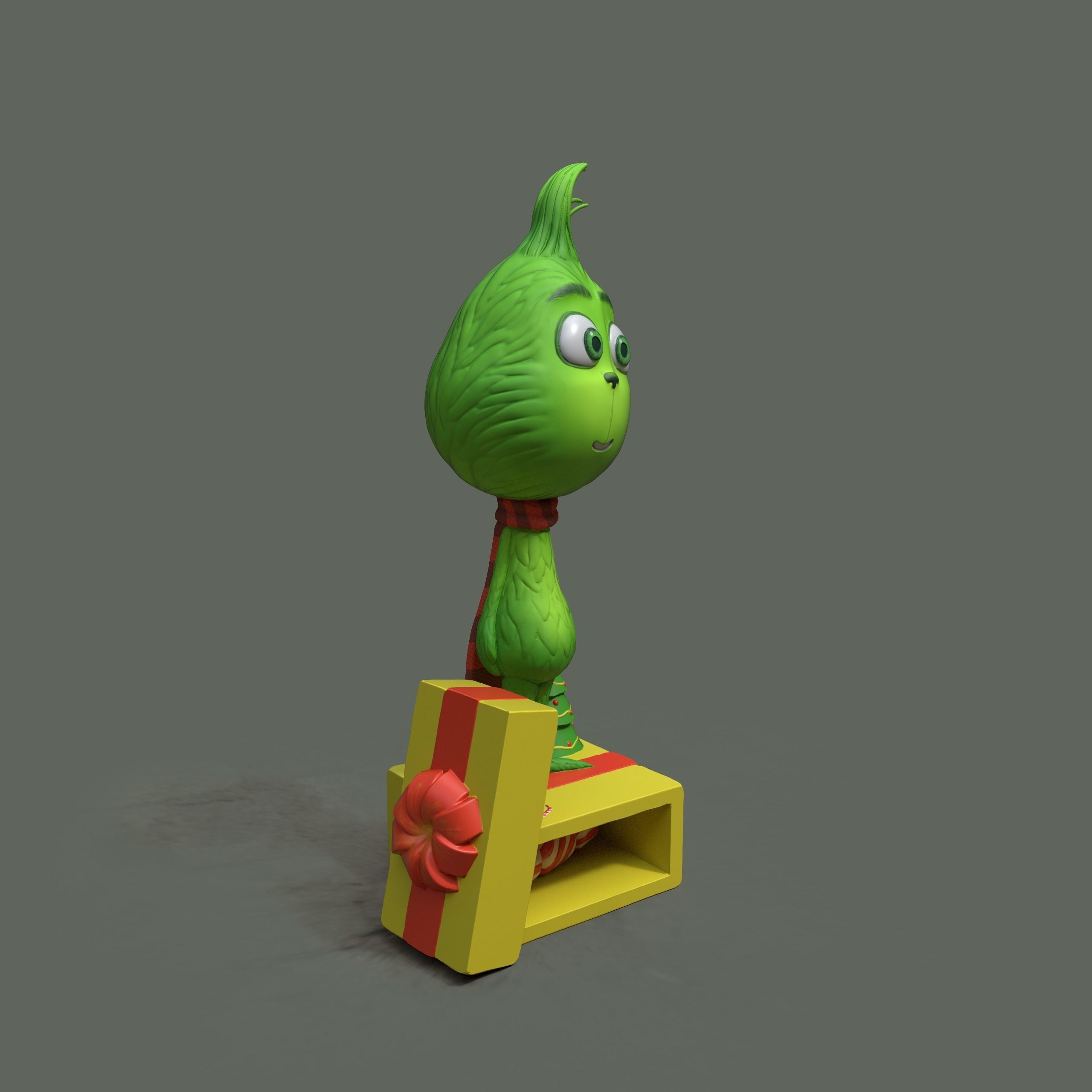 Happy little Grinch 3D print model_2