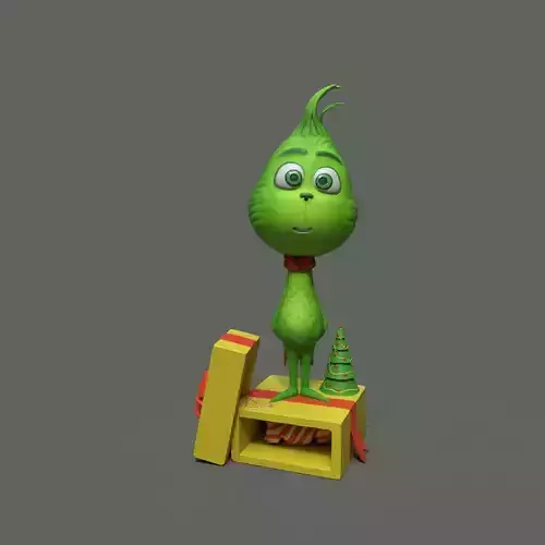 Happy little Grinch 3D print model
