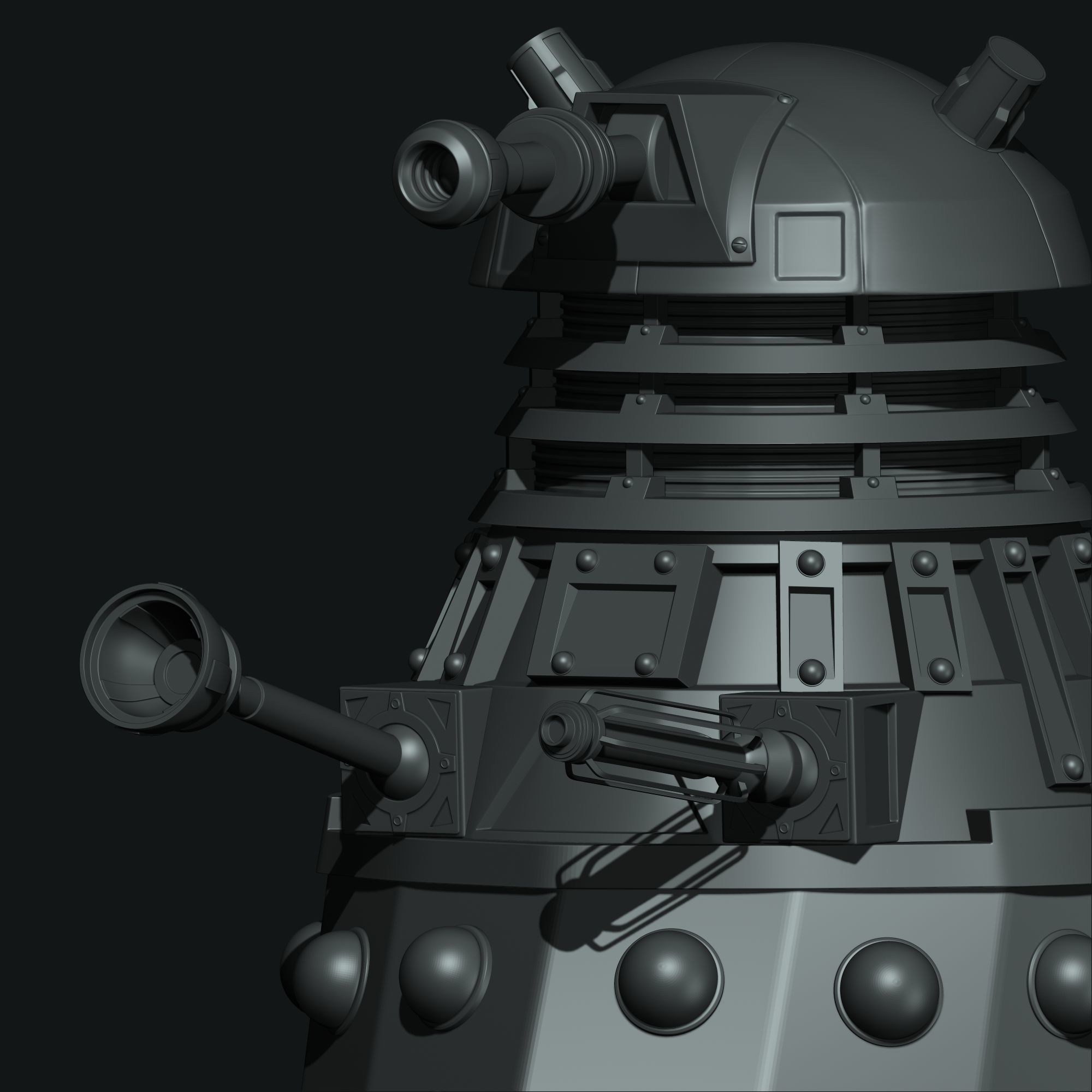 DALEK COMPLETE PACK 3D print model_1