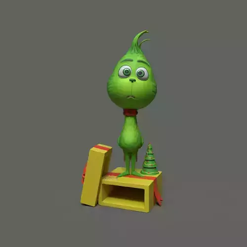 Sad little Grinch 3D print model
