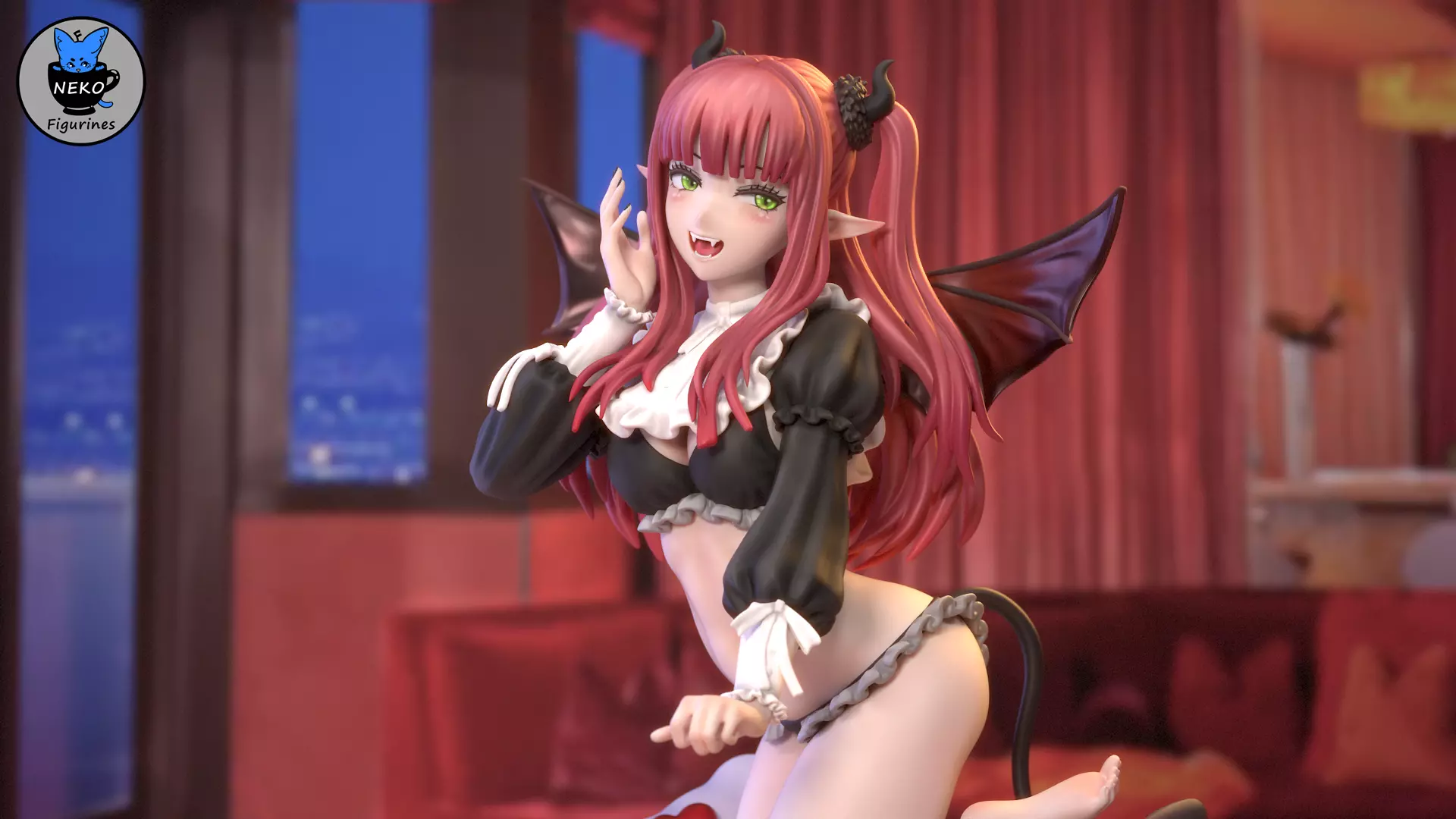 Marin Succubus - MyDressUpDarling Anime Figurine for 3D Printing 3D print model_0