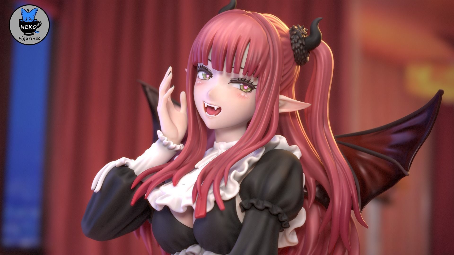Marin Succubus - MyDressUpDarling Anime Figurine for 3D Printing 3D print model_2