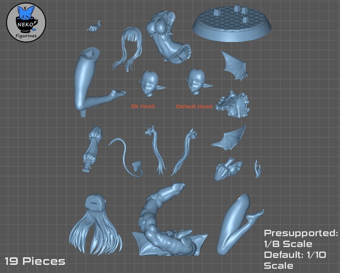 Marin Succubus - MyDressUpDarling Anime Figurine for 3D Printing 3D print model_7