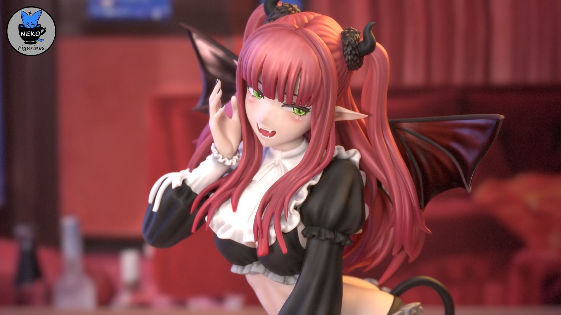 Marin Succubus - MyDressUpDarling Anime Figurine for 3D Printing 3D print model_8