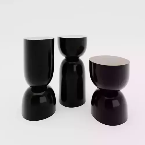 Realistic stool decoration 4 