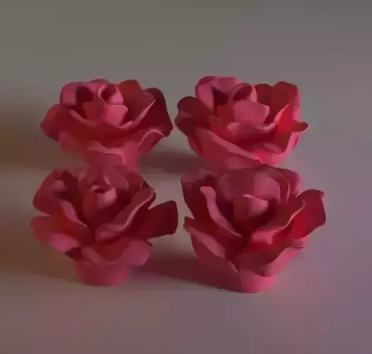 Rose Flower 3D print model