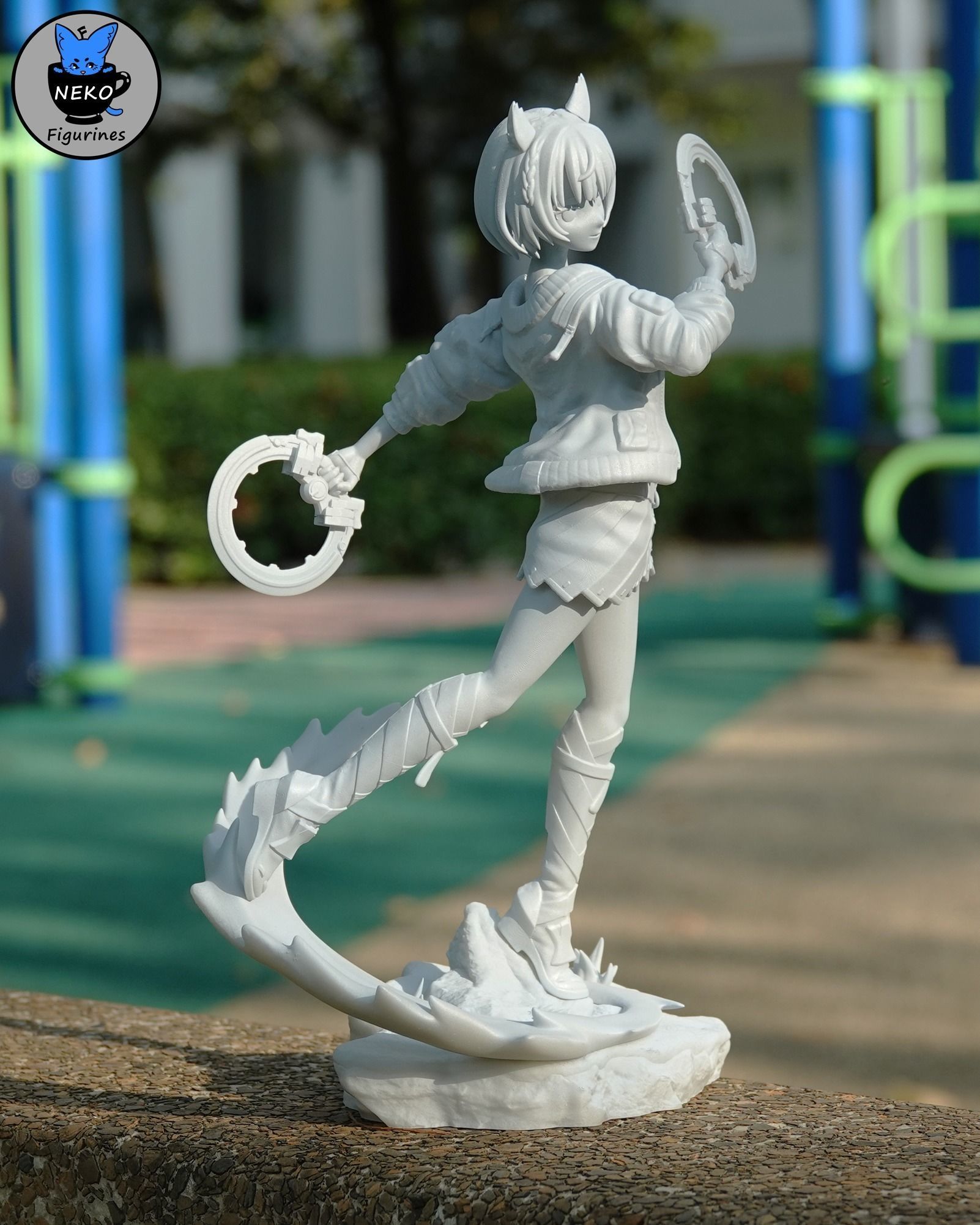 Mio - Xenoblade 3 Game Figurine for 3D Printing 3D print model_15